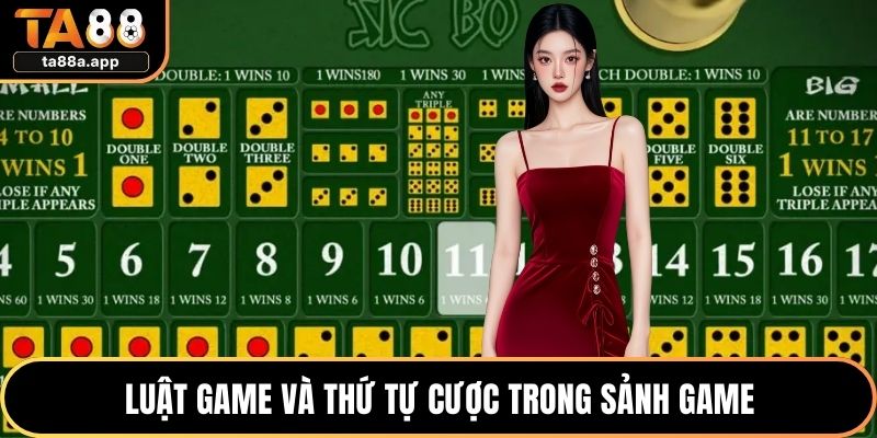 Luật game và thứ tự cược trong sảnh game
