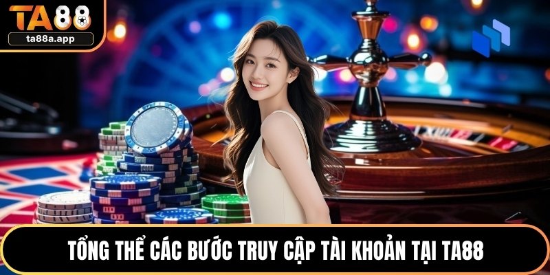 Tổng thể các bước truy cập tài khoản tại TA88